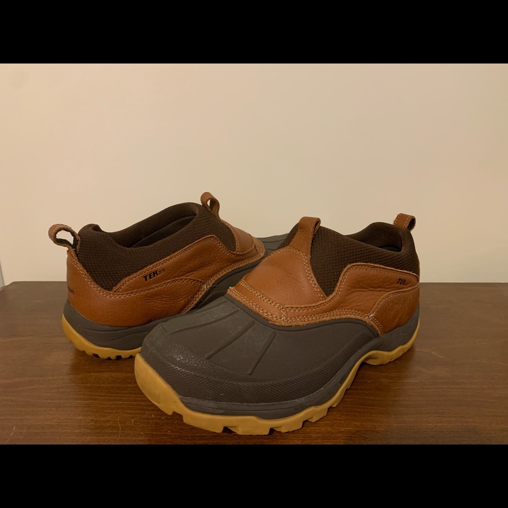 L.L. Bean women’s Storm chaser Duck boots Winter slip on ankle boots